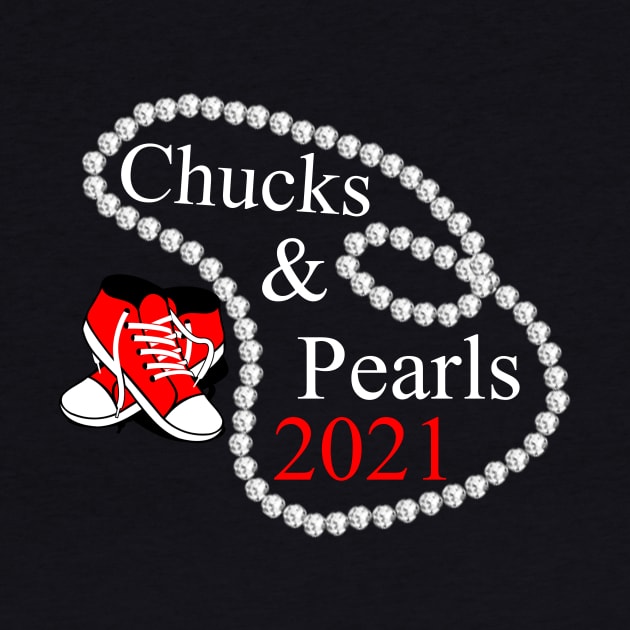 chucks and pearls 2021 kamala harris by Yoyo Star